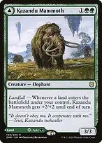 Kazandu Mammoth // Kazandu Valley — Zendikar Rising