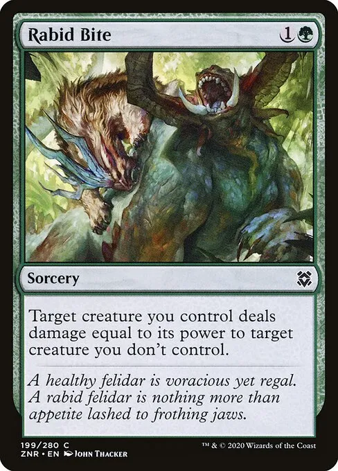 Rabid Bite — Zendikar Rising