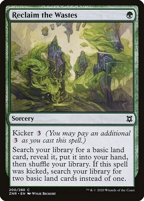Reclaim the Wastes — Zendikar Rising