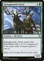Springmantle Cleric — Zendikar Rising