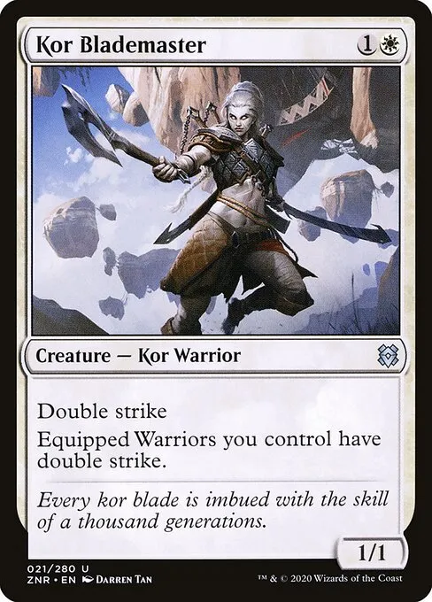 Kor Blademaster — Zendikar Rising
