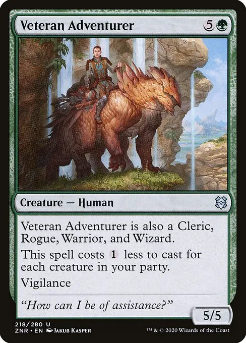 Veteran Adventurer — Zendikar Rising
