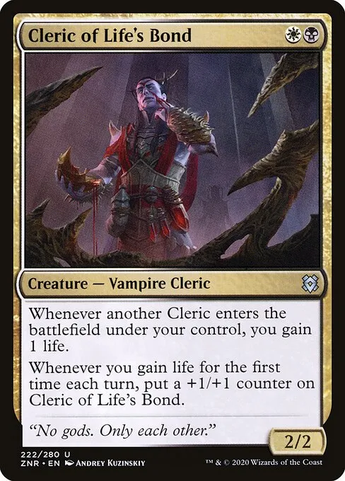 Cleric of Life's Bond — Zendikar Rising