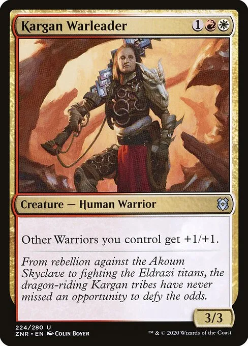 Kargan Warleader — Zendikar Rising