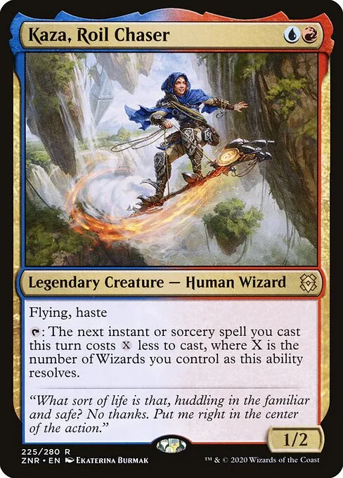 Kaza, Roil Chaser — Zendikar Rising
