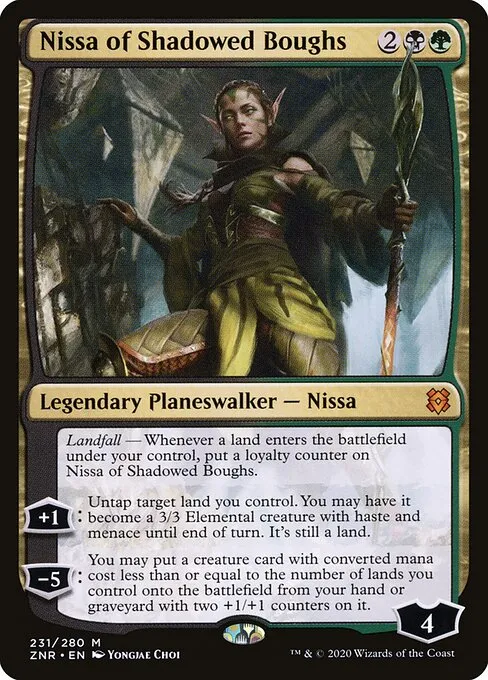Nissa of Shadowed Boughs — Zendikar Rising