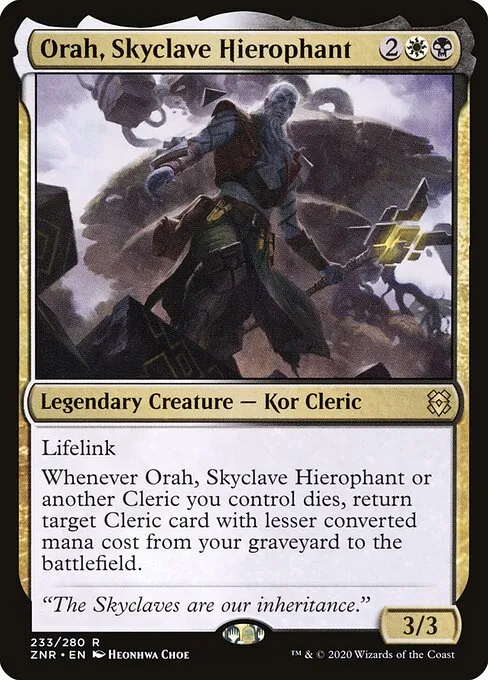 Orah, Skyclave Hierophant — Zendikar Rising