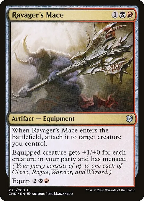 Ravager's Mace — Zendikar Rising