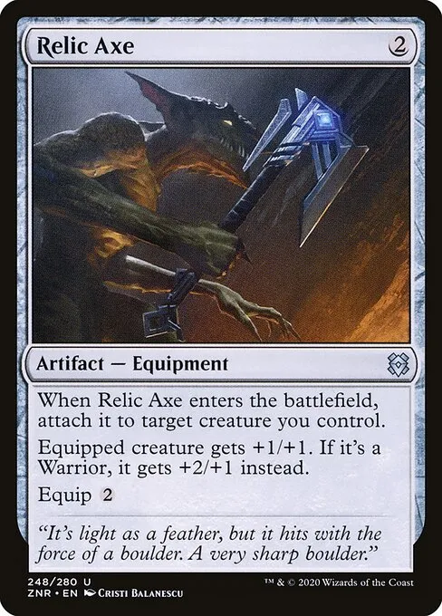 Relic Axe — Zendikar Rising