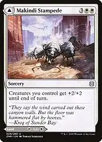 Makindi Stampede // Makindi Mesas — Zendikar Rising