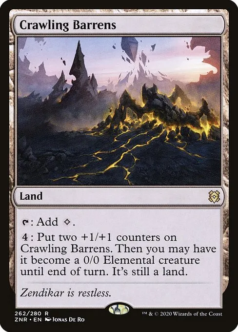 Crawling Barrens — Zendikar Rising
