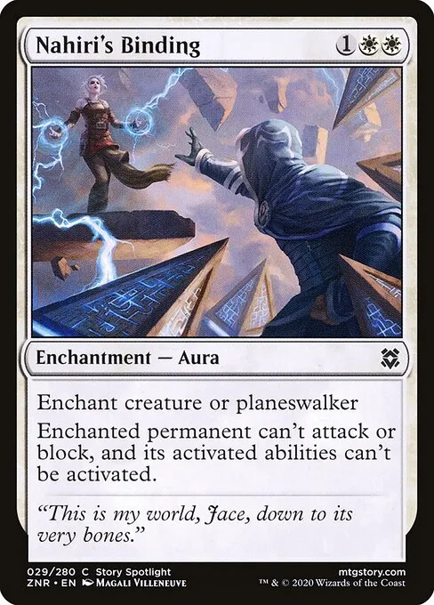 Nahiri's Binding — Zendikar Rising
