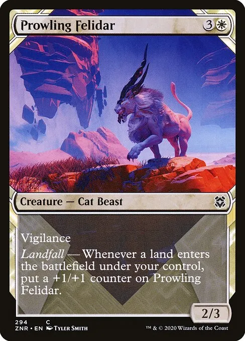 Prowling Felidar — Zendikar Rising