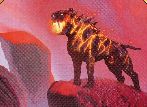 Art detail — Akoum Hellhound