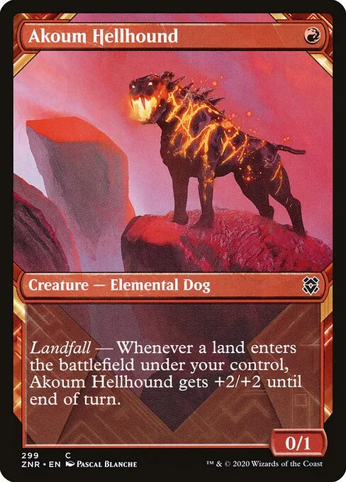 Akoum Hellhound — Zendikar Rising