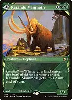 Kazandu Mammoth // Kazandu Valley — Zendikar Rising