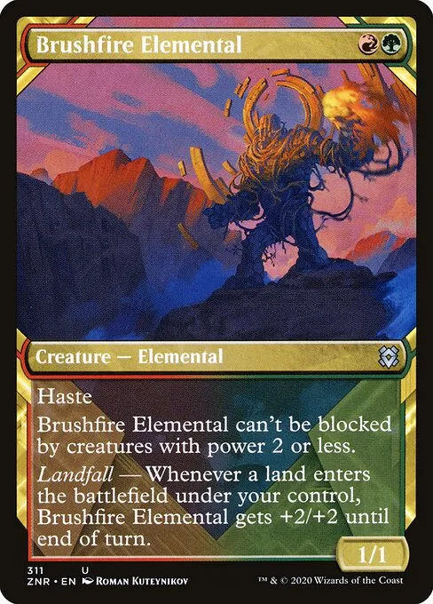Brushfire Elemental — Zendikar Rising
