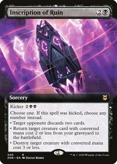 Inscription of Ruin — Zendikar Rising