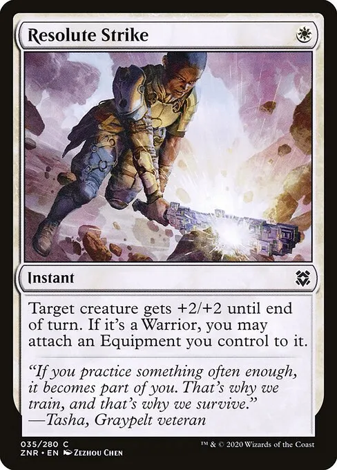 Resolute Strike — Zendikar Rising