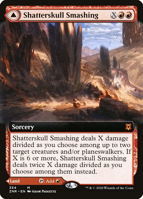 Shatterskull Smashing // Shatterskull, the Hammer Pass — Zendikar Rising