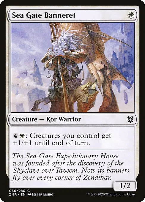Sea Gate Banneret — Zendikar Rising