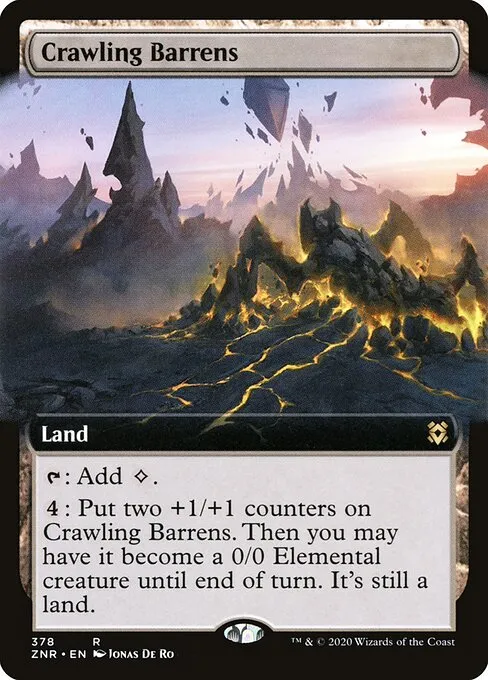 Crawling Barrens — Zendikar Rising