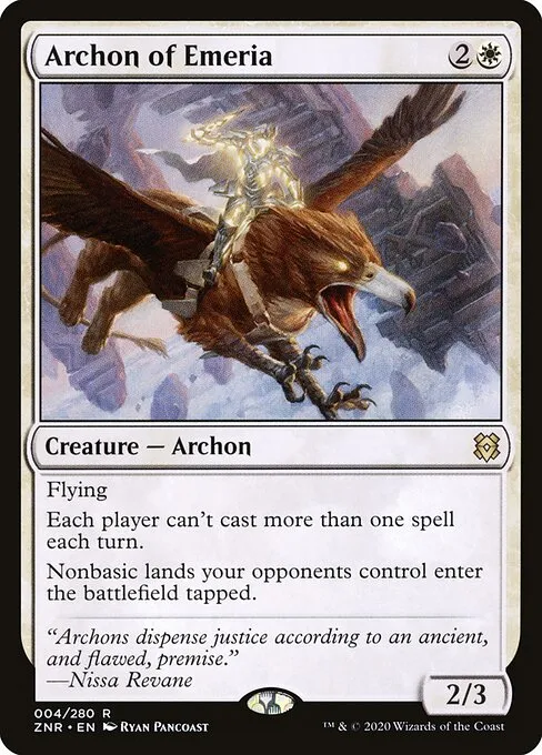 Archon of Emeria — Zendikar Rising