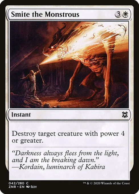 Smite the Monstrous — Zendikar Rising