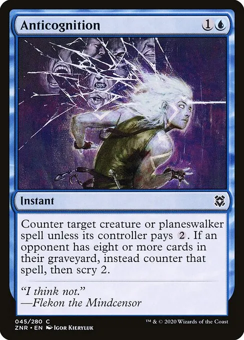 Anticognition — Zendikar Rising