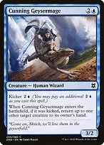 Cunning Geysermage — Zendikar Rising