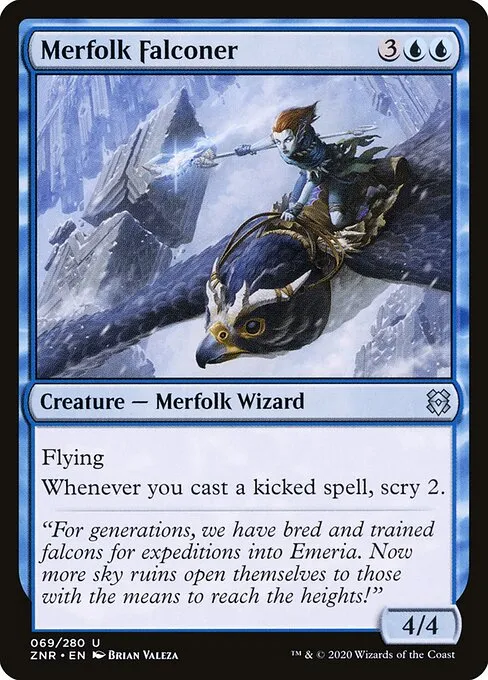Merfolk Falconer — Zendikar Rising