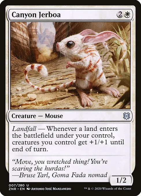 Canyon Jerboa — Zendikar Rising