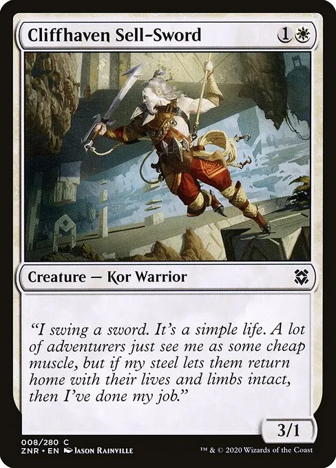 Cliffhaven Sell-Sword — Zendikar Rising