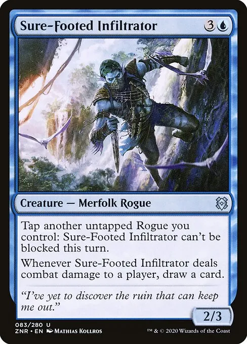 Sure-Footed Infiltrator — Zendikar Rising
