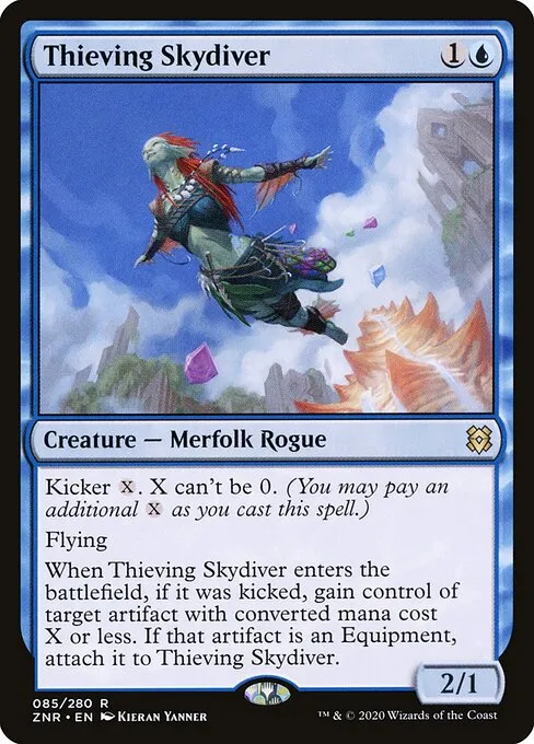 Thieving Skydiver — Zendikar Rising