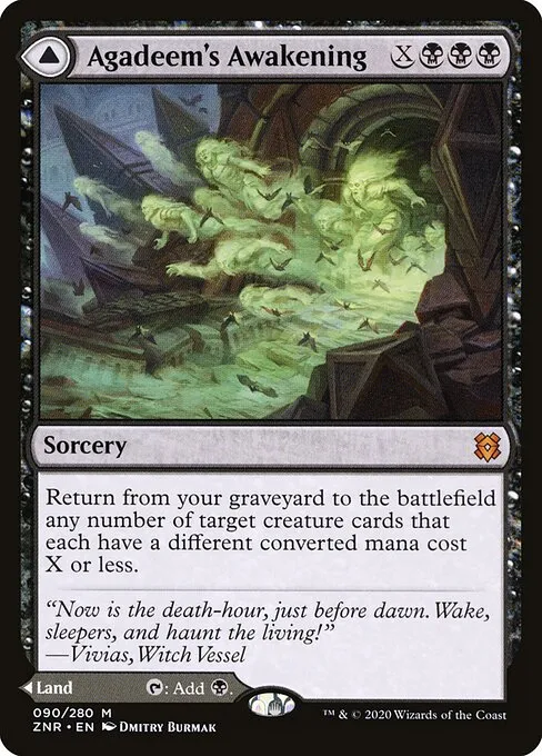 Agadeem's Awakening // Agadeem, the Undercrypt — Zendikar Rising