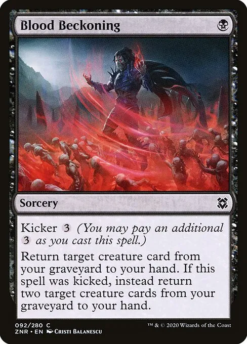 Blood Beckoning — Zendikar Rising