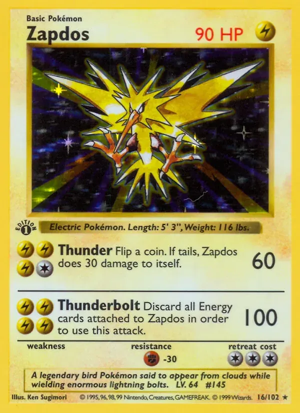 Zapdos — Base Set