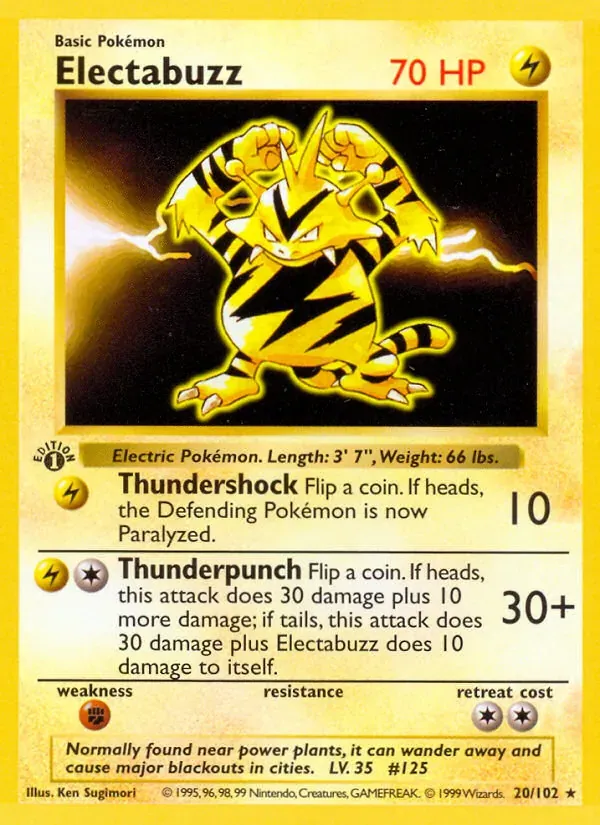 Electabuzz — Base Set