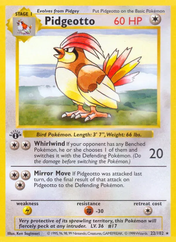 Pidgeotto — Base Set