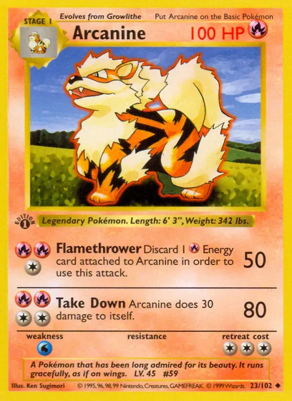Arcanine — Base Set