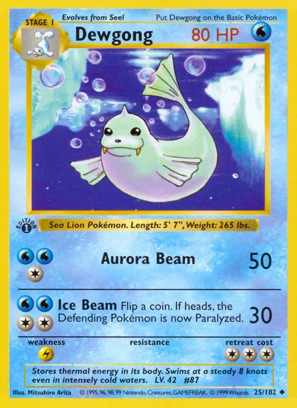 Dewgong — Base Set