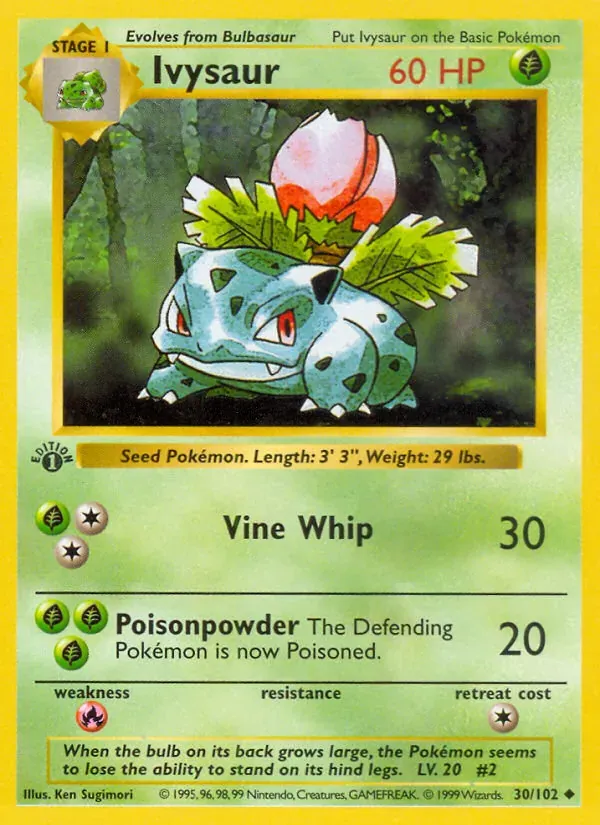 Ivysaur — Base Set