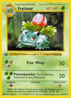 Ivysaur — Base Set