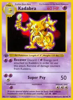 Kadabra — Base Set