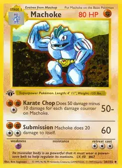 Machoke — Base Set