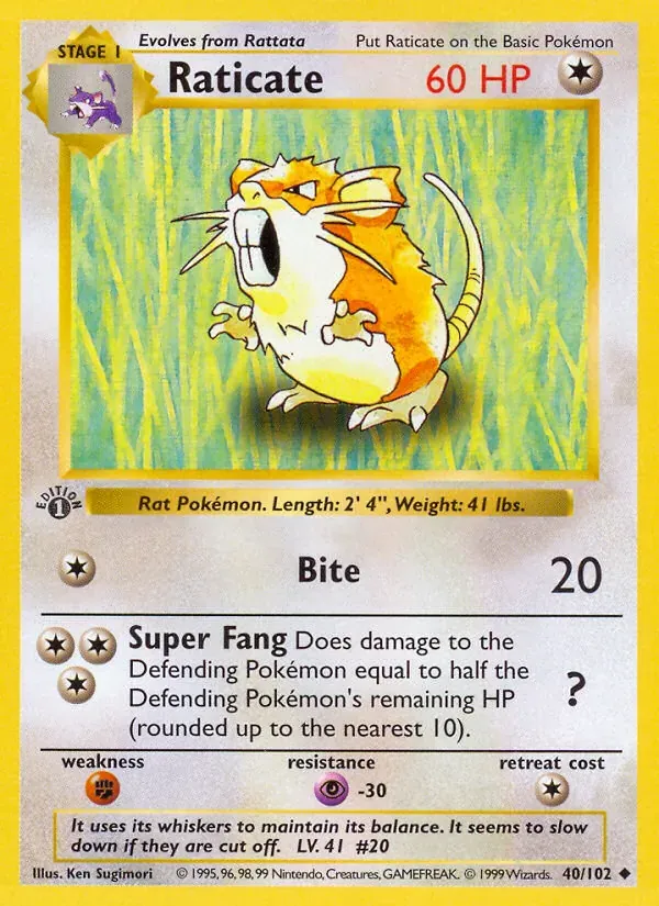 Raticate — Base Set