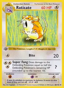 Raticate — Base Set