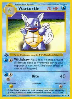 Wartortle — Base Set