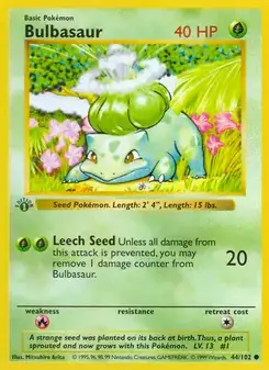 Bulbasaur — Base Set